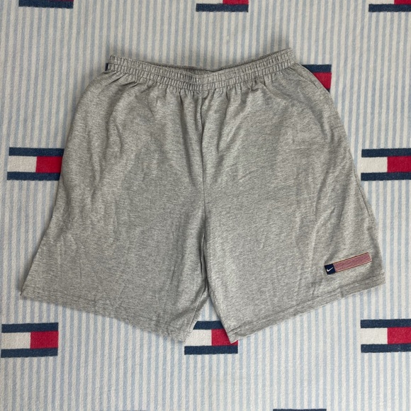 Nike Shorts Vintage Nike Embroidered Swoosh American Flag Athletic